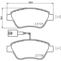 Jeu de plaquettes de frein HELLA 8DB 355 018-821