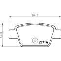 Jeu de plaquettes de frein HELLA 8DB 355 018-851