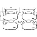 Jeu de plaquettes de frein HELLA 8DB 355 018-961