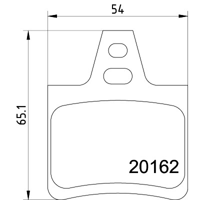 Jeu de plaquettes de frein HELLA 8DB 355 019-011