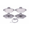 Jeu de plaquettes de frein HELLA 8DB 355 019-151