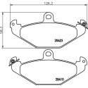 Jeu de plaquettes de frein HELLA 8DB 355 019-191