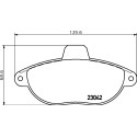 Jeu de plaquettes de frein HELLA 8DB 355 019-251
