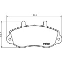 Jeu de plaquettes de frein HELLA 8DB 355 019-321