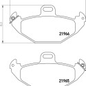 Jeu de plaquettes de frein HELLA 8DB 355 019-351