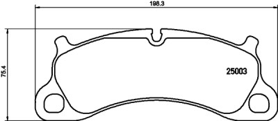 Jeu de plaquettes de frein HELLA 8DB 355 019-731