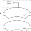 Jeu de plaquettes de frein HELLA 8DB 355 019-901