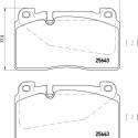 Jeu de plaquettes de frein HELLA 8DB 355 020-251