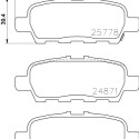 Jeu de plaquettes de frein HELLA 8DB 355 020-401