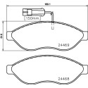 Jeu de plaquettes de frein HELLA 8DB 355 020-651