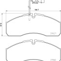 Jeu de plaquettes de frein HELLA 8DB 355 020-711