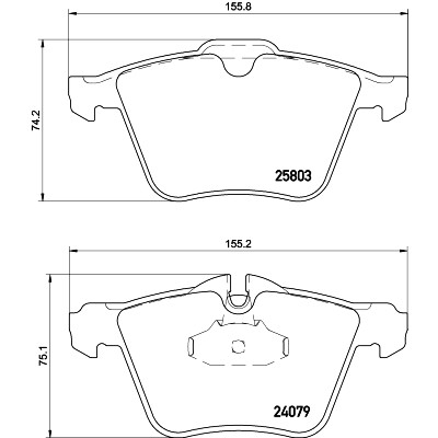 Jeu de plaquettes de frein HELLA 8DB 355 020-921