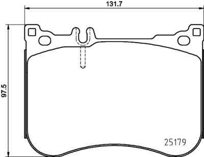 Jeu de plaquettes de frein HELLA 8DB 355 021-211