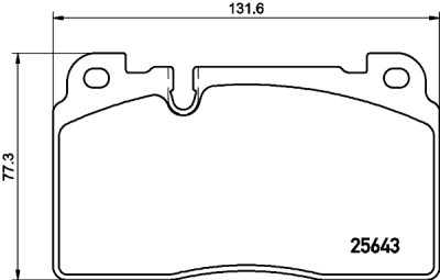 Jeu de plaquettes de frein HELLA 8DB 355 021-331