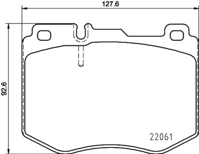 Jeu de plaquettes de frein HELLA 8DB 355 021-671