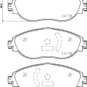 Jeu de plaquettes de frein HELLA 8DB 355 021-971