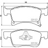 Jeu de plaquettes de frein HELLA 8DB 355 023-021