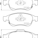 Jeu de plaquettes de frein HELLA 8DB 355 023-251