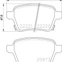 Jeu de plaquettes de frein HELLA 8DB 355 024-651