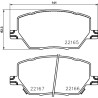 Jeu de plaquettes de frein HELLA 8DB 355 024-711