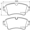 Jeu de plaquettes de frein HELLA 8DB 355 024-791
