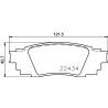 Jeu de plaquettes de frein HELLA 8DB 355 025-121