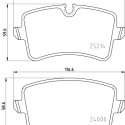Jeu de plaquettes de frein HELLA 8DB 355 025-311