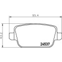 Jeu de plaquettes de frein HELLA 8DB 355 025-361