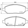 Jeu de plaquettes de frein HELLA 8DB 355 025-451