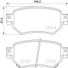 Jeu de plaquettes de frein HELLA 8DB 355 025-561
