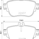 Jeu de plaquettes de frein HELLA 8DB 355 025-781