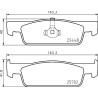 Jeu de plaquettes de frein HELLA 8DB 355 031-551