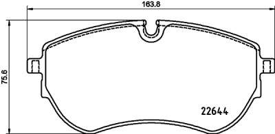 Jeu de plaquettes de frein HELLA 8DB 355 037-731