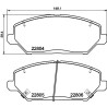 Jeu de plaquettes de frein HELLA 8DB 355 037-881
