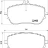 Jeu de plaquettes de frein HELLA 8DB 355 037-961