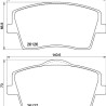 Jeu de plaquettes de frein HELLA 8DB 355 039-001