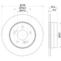 Disque de frein HELLA 8DD 355 101-011