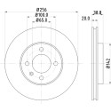 Disque de frein HELLA 8DD 355 101-321