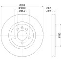 Disque de frein HELLA 8DD 355 102-741