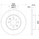 Disque de frein HELLA 8DD 355 105-861
