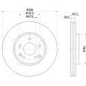 Disque de frein HELLA 8DD 355 107-501