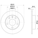 Disque de frein HELLA 8DD 355 107-541