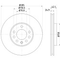 Disque de frein HELLA 8DD 355 109-241