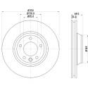 Disque de frein HELLA 8DD 355 109-761