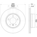 Disque de frein HELLA 8DD 355 109-901
