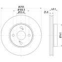 Disque de frein HELLA 8DD 355 110-431