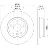 Disque de frein HELLA 8DD 355 113-841