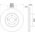 Disque de frein HELLA 8DD 355 115-691