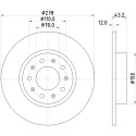 Disque de frein HELLA 8DD 355 116-671