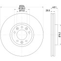 Disque de frein HELLA 8DD 355 117-331